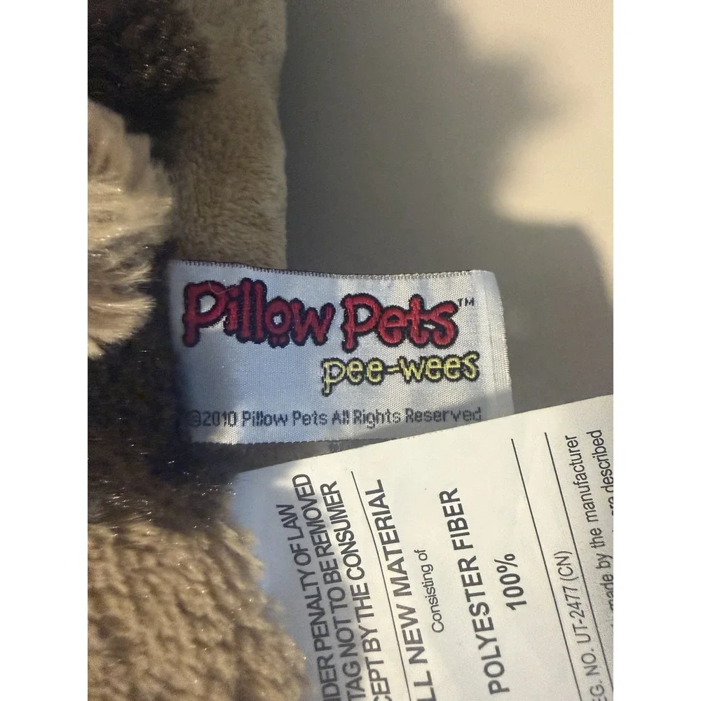 Pillow Pets Pee-wee Pee-wees Dog Plush Pillow Brown/Beige 100% Polyester